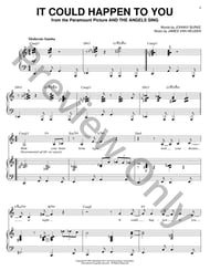 It Could Happen to You piano sheet music cover